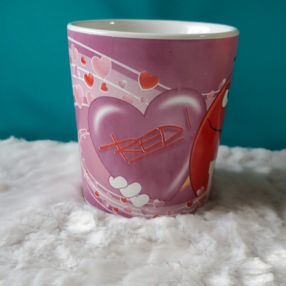 M & M GALERIE Red candy character mug heart graphics Birthday Anniversary Love - Picture 3 of 6
